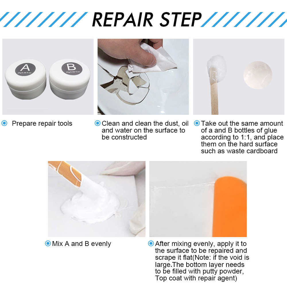 Ceramic Tile Repair Adhesive Paste/Granite Marble Quartz Countertops