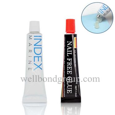 Nail free silicone glue